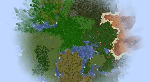 11 Biomes at Spawn