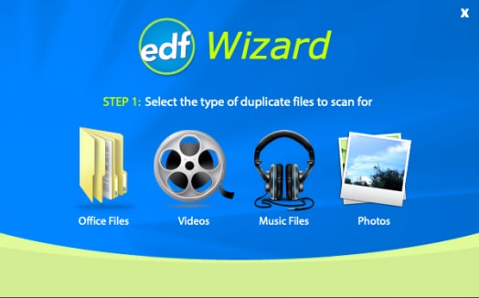 Open Wizard Option of Easy Duplicate Finder