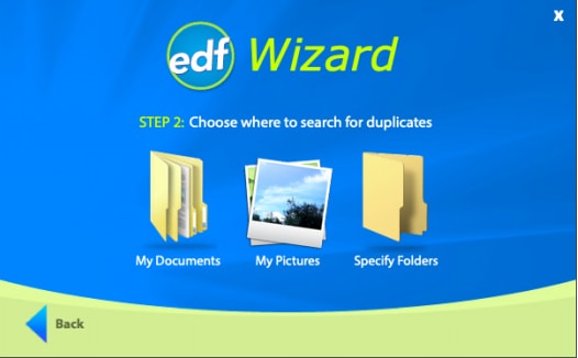 Choose Item to Find Duplicate Files