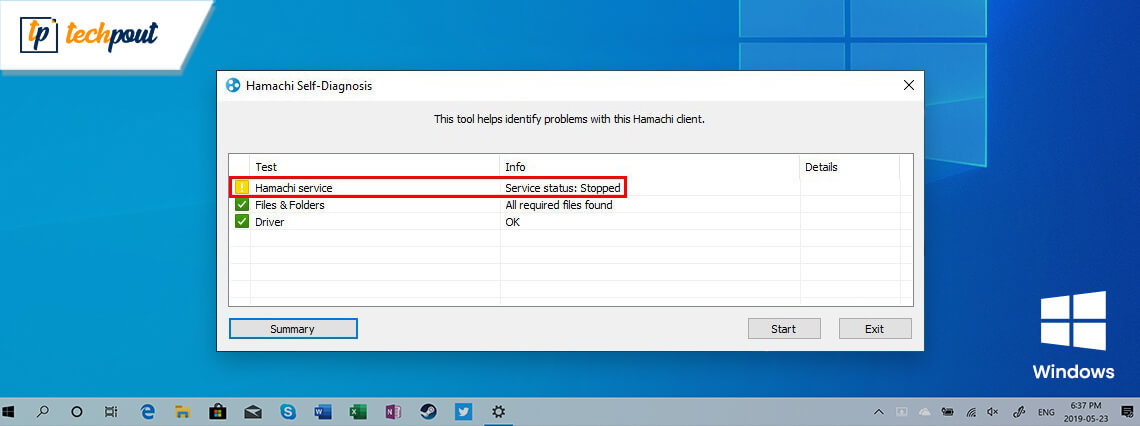 Fix Hamachi Service Stopped Problem in Windows 10/8/7