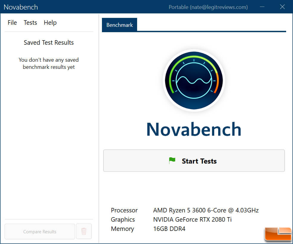 Novabench - CPU Benchmark Software For Windows 