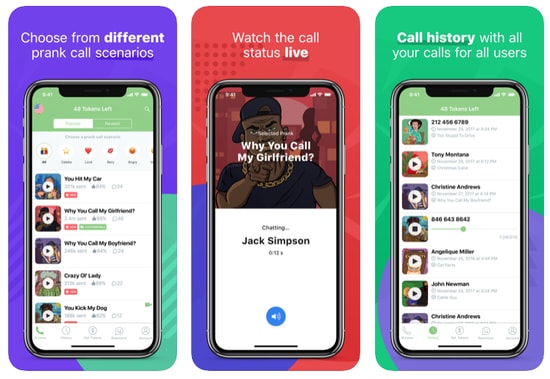 PrankDial Prank Call App for iPhone