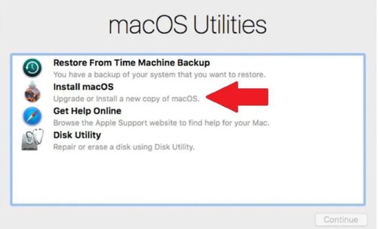 Reinstall MacOS