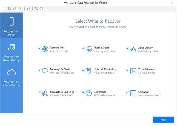 Stellar Data Recovery for iPhone