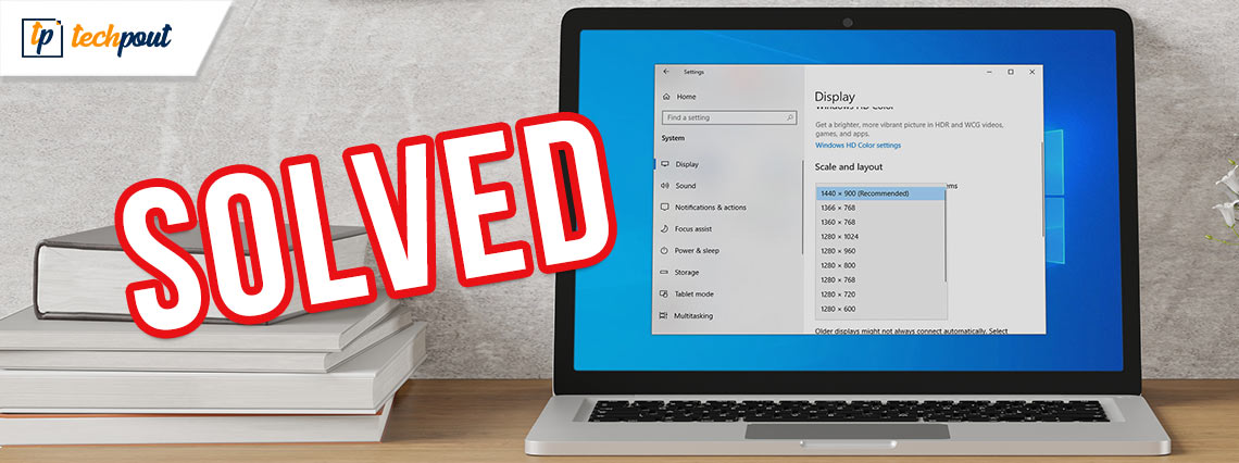 Stretched Screen Horizontally Issues in Windows 10 [Solved]