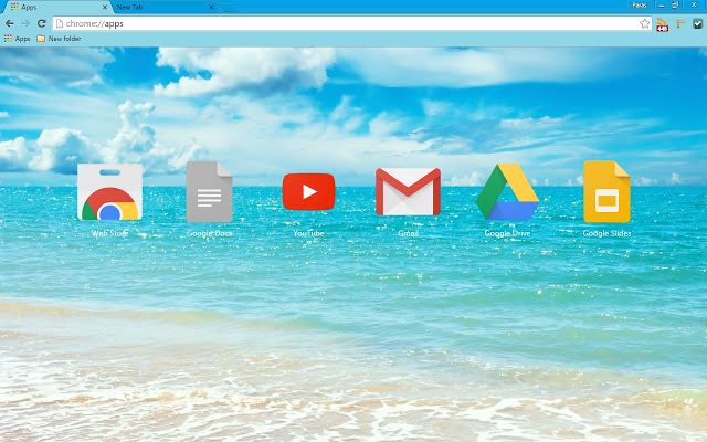 Summer Holiday - Default Google Chrome Incognito Mode Color Theme