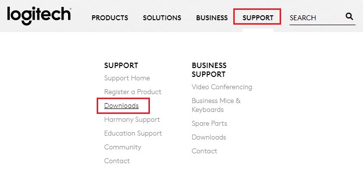 Support and Download Logitech