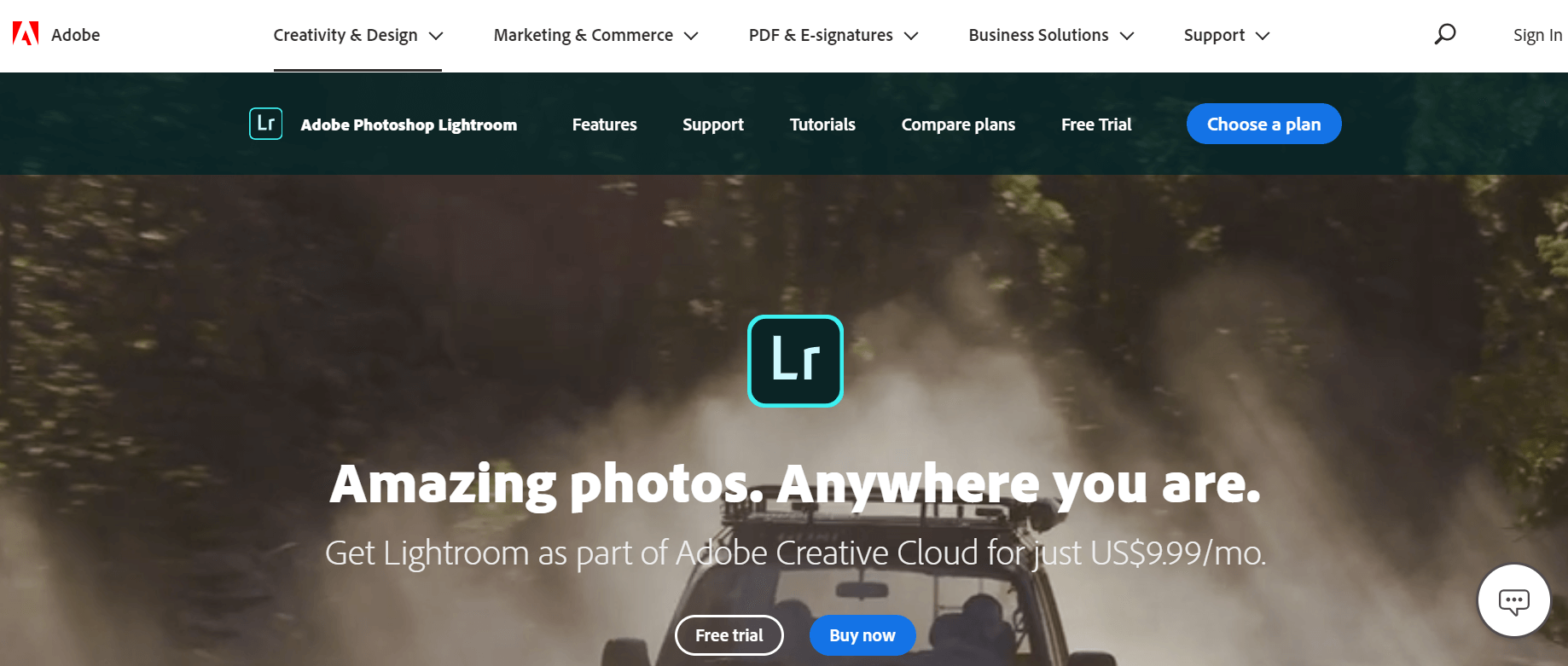 Adobe Lightroom - Photo Editing Software