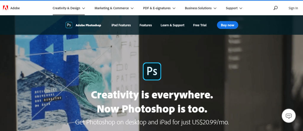Adobe Photoshop - Best Photo Editors For Mac