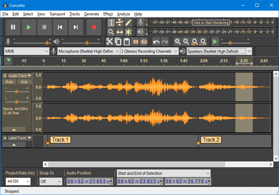 Best Audio Recording Software - Audacity