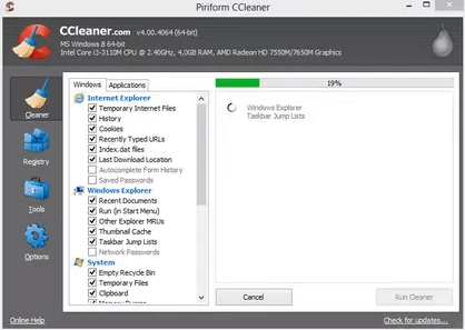 Cleaner Software - CCleaner