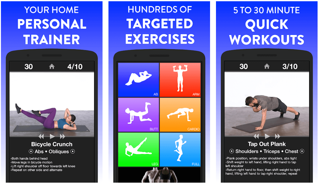 Daily Workouts - Exercise Fitness Workout Trainer