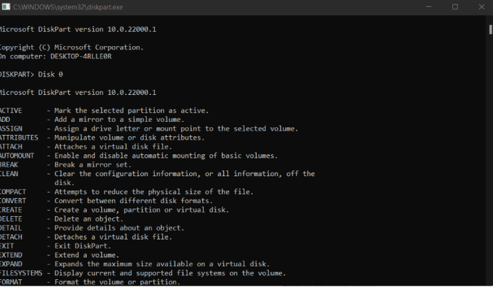 disk numbers and determine the boot disk