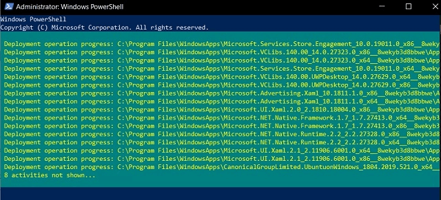 Execute Commands on Powershell