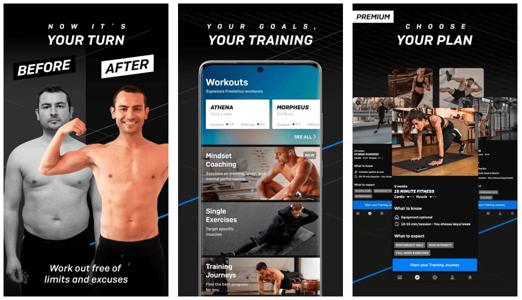 Freeletics - Workout & Fitness Body Weight App