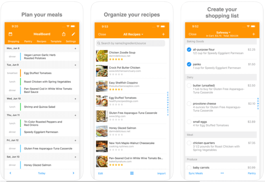 MealBoard - Meal Planner