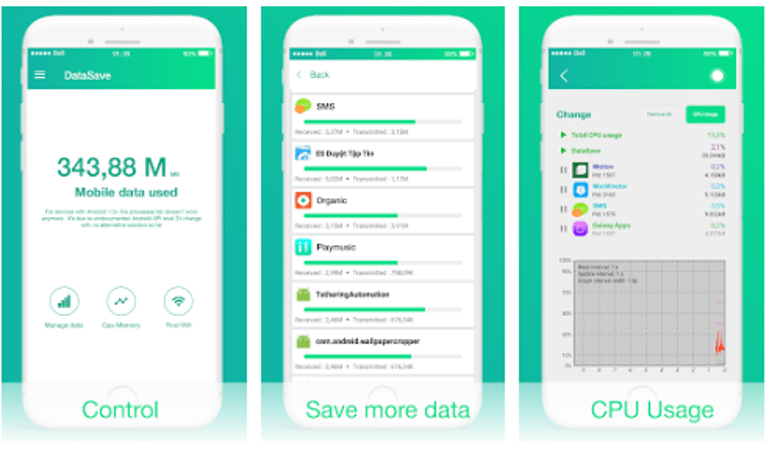Best Android Data Monitoring Apps - Mobile Data Saving 3G/4G/5G & Wifi Optimize