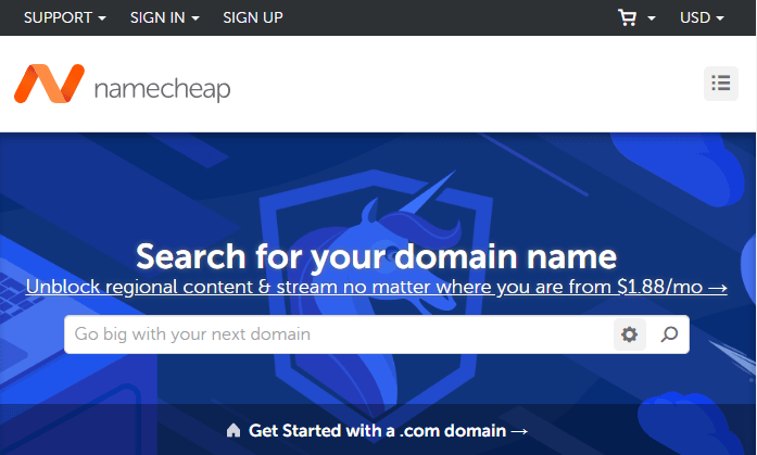 NameCheap - Famous Domain Name Registrar