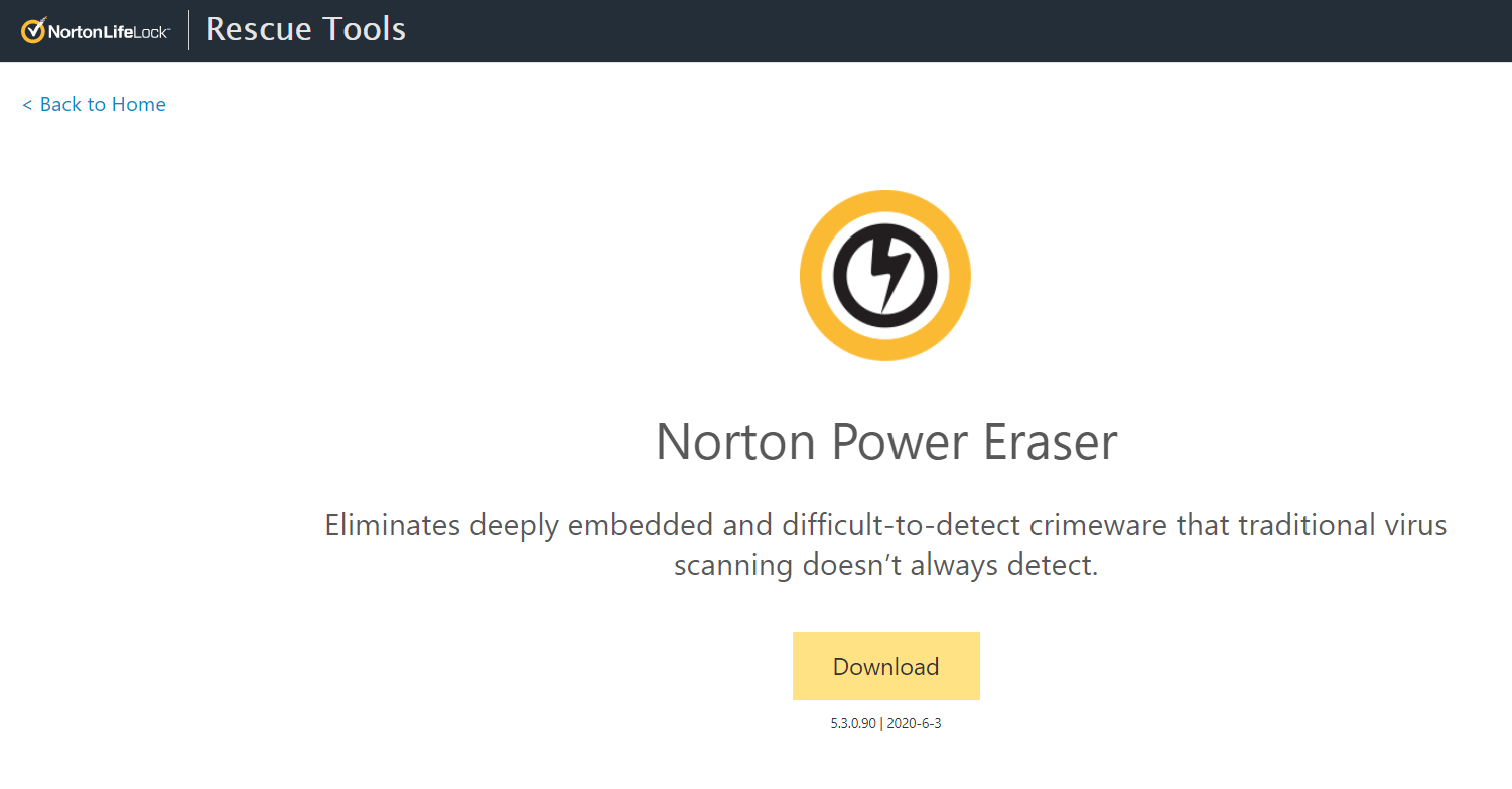 Norton Power Eraser - Best Windows Adware Remover 