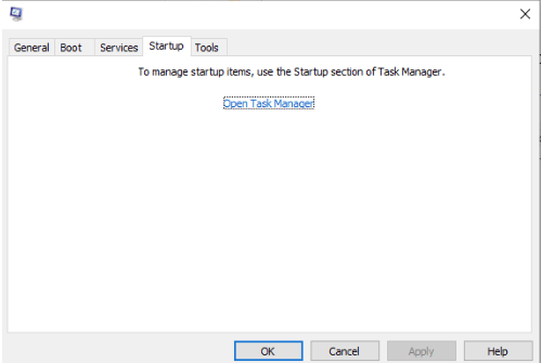 Open Task Manger