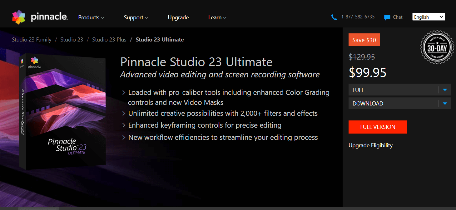 Pinnacle Studio 22 - Video Editing Software