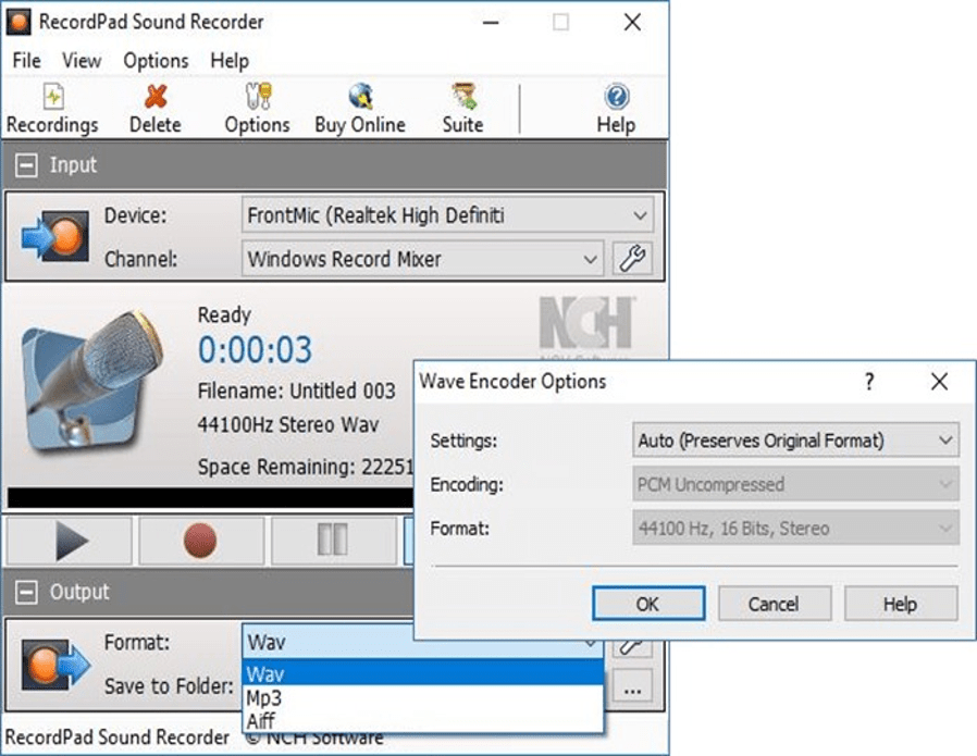 Best Audio Recording Tool - RecordPad