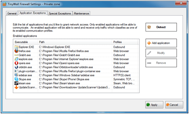 TinyWall - Best Windows Firewall Programs