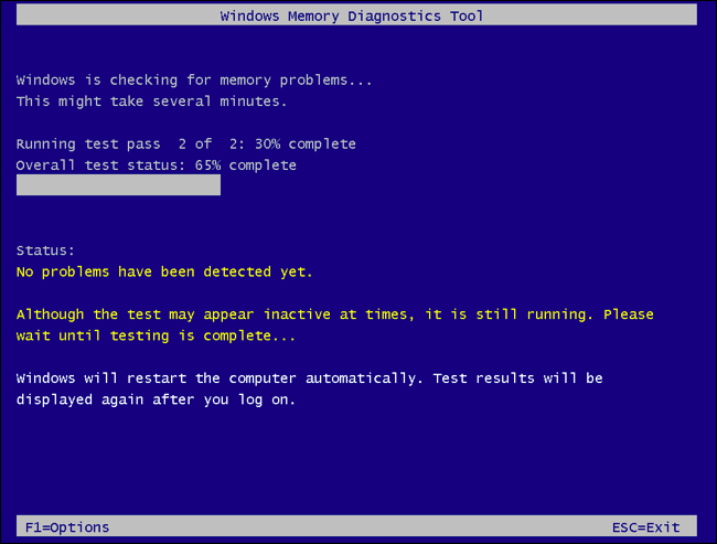 Windows Memory Diagnostics Tool