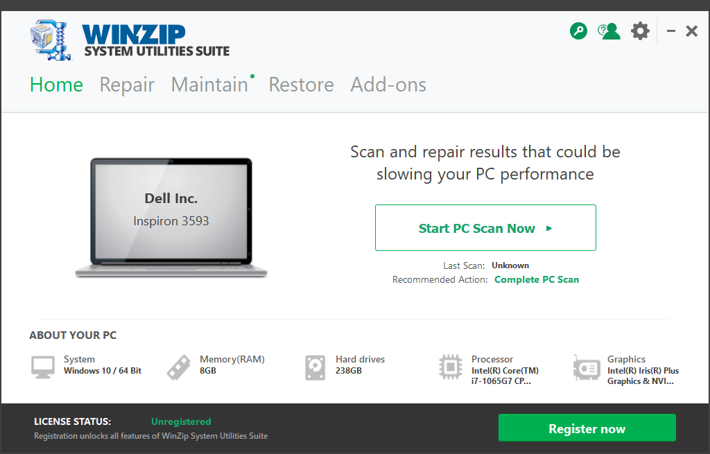 WinZip System Utilities Suite